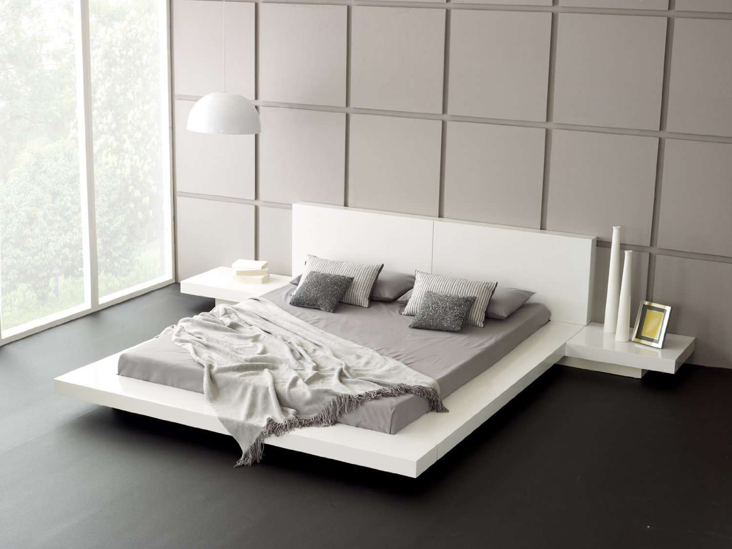 Japanese modern store bed frame